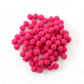 Bimotif 1.5 cm 50 Adet Koyu Pembe Peluş Ponpon