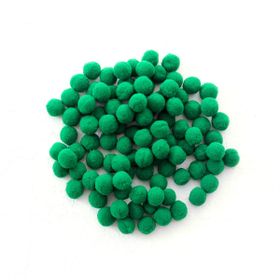 Bimotif 1.5 cm 50 Adet Koyu Yeşil Peluş Ponpon