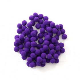 Bimotif 1.5 cm 50 Adet Mor Peluş Ponpon
