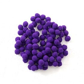 Bimotif 1.5 cm 50 Adet Mor Peluş Ponpon