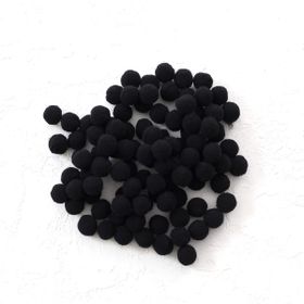 Bimotif 1.5 cm 50 Adet Siyah Peluş Ponpon