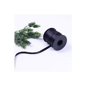 Bimotif 10 mm 5 m Siyah Saten Kurdele