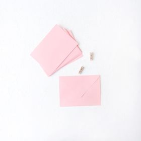 Bimotif 100 Adet Açık Pembe Standart Zarf