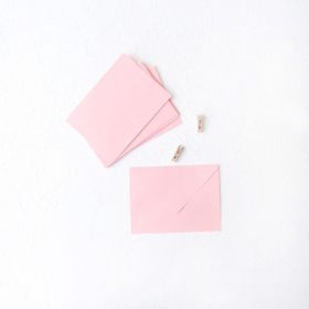 Bimotif 100 Adet Açık Pembe Standart Zarf