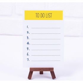 Bimotif 12x17 cm 2 Adet To Do List Sarı Not Kartı