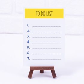 Bimotif 12x17 cm 2 Adet To Do List Sarı Not Kartı