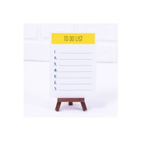 Bimotif 12x17 cm 2 Adet To Do List Sarı Not Kartı