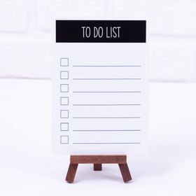 Bimotif 12x17 cm 2 Adet To Do List Siyah Not Kartı