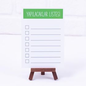 Bimotif 12x17 cm 2 Adet Yapılacaklar Listesi Yeşil Not Kartı