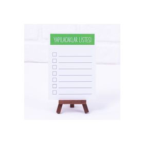 Bimotif 12x17 cm 2 Adet Yapılacaklar Listesi Yeşil Not Kartı