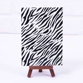 Bimotif 12x17 cm 2 Adet Zebra Desenli Not Kartı