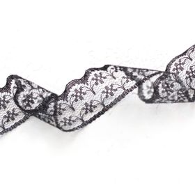 Bimotif 2 m 2 cm Siyah Dantel Şerit