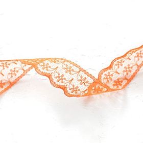 Bimotif 2 m 2 cm Turuncu Dantel Şerit
