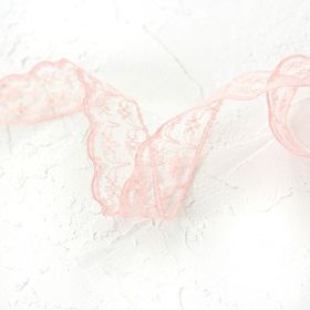 Bimotif 2 m 2 cm Yavruağzı Dantel Şerit