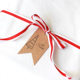 Bimotif 20 Adet Merry Christmas Kraft Etiket