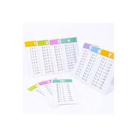 Bimotif 20 Parça Çarpım Tablosu Çalışma Alıştırmalı ve Öğretici 10x17 cm Kart Seti