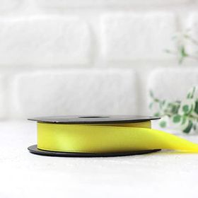 Bimotif 25 mm 10 m Neon Sarı Saten Kurdele