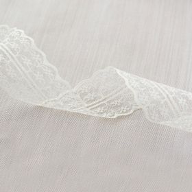 Bimotif 4.5 cm 5 m Beyaz Dantel Şerit