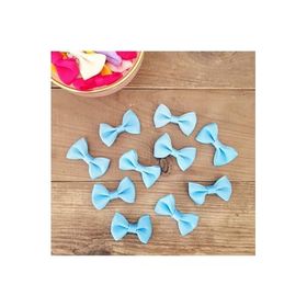 Bimotif 4 cm 20 Adet Açık Mavi Grogren Fiyonk