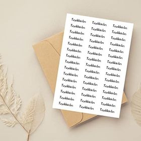 Bimotif 4 x 1 cm 2 Sayfa Teşekkürler Fancy Sticker