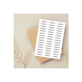 Bimotif 4 x 1 cm 2 Sayfa Teşekkürler Fancy Sticker