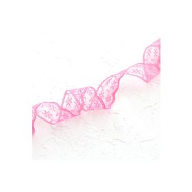 Bimotif 5 m 2 cm Koyu Pembe Dantel Şerit