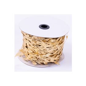 Bimotif 5 mt Dekoratif Gold Renkli Yaprak Şerit