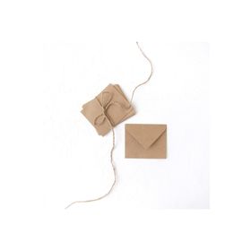 Bimotif 50 Adet Kraft Minik Zarf