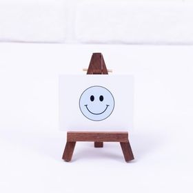 Bimotif 6,5 x 8,5 cm 10 Adet Açık Mavi Smile Mini Not ve Tebrik Kartı