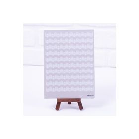 Bimotif A5 2 Sayfa Dantel Motifli Gri Sticker Seti