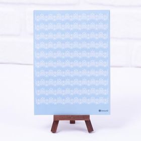 Bimotif A5 2 Sayfa Dantel Motifli Mavi Sticker Seti