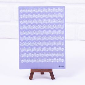 Bimotif A5 2 Sayfa Dantel Motifli Mor Sticker Seti