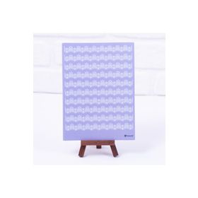 Bimotif A5 2 Sayfa Dantel Motifli Mor Sticker Seti