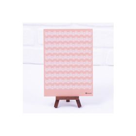 Bimotif A5 2 Sayfa Dantel Motifli Somon Sticker Seti