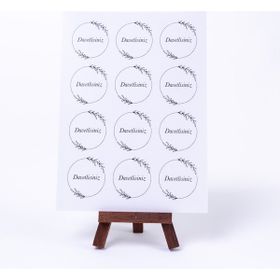 Bimotif A5 2 Sayfa Davetlisiniz Sticker Seti