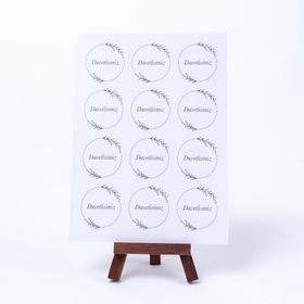 Bimotif A5 2 Sayfa Davetlisiniz Sticker Seti
