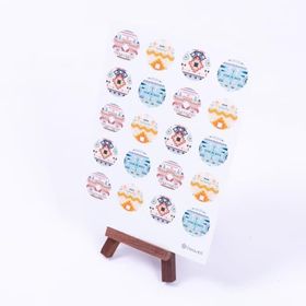 Bimotif A5 2 Sayfa Etnik Desenler Sticker Seti