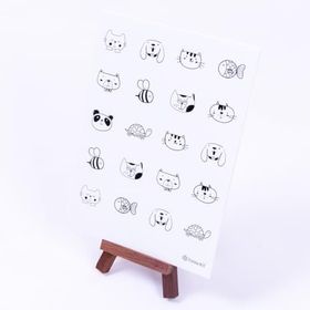 Bimotif A5 2 Sayfa Evcil Hayvanlar Doddle Sticker Seti