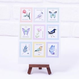 Bimotif A5 2 Sayfa Karışık Figürlü Renkli Pul Sticker Seti
