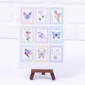 Bimotif A5 2 Sayfa Karışık Figürlü Renkli Pul Sticker Seti