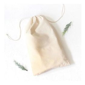 Bimotif Bağcıklı 25x40 cm 10 Adet Krem Ham Bez Kese