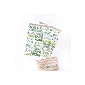 Bimotif Bant Botanical 2 Sayfa Şekilli Sticker