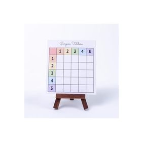 Bimotif Basit Çarpım Tablosu Alıştırmalı 12x13 cm 5 Adet Çalışma Kartı