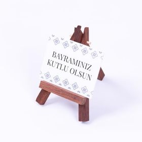 Bimotif Bayramınız Kutlu Olsun 6.5x8.5 cm 10 Adet Tebrik Kartı
