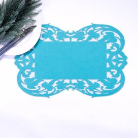 Bimotif Bebek Mavi Keçe Flower 27x44 cm 1 Adet Amerikan Servis
