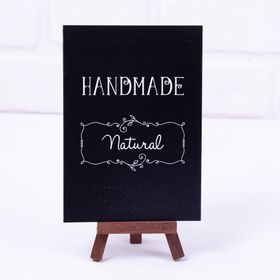 Bimotif Black Handmade Natural 12x17 cm 2 Adet Not Kartı