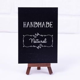 Bimotif Black Handmade Natural 12x17 cm 2 Adet Not Kartı