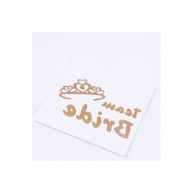 Bimotif Bride To Be Taç Desenli 1 Adet Geçici Dövme