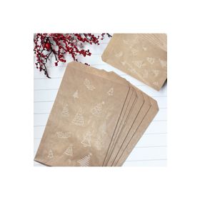 Bimotif Çam Desenli Kraft 18x30 1000 Adet Kese Kağıdı