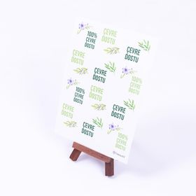 Bimotif Çevre Dostu 4 cm 24 Adet Sticker